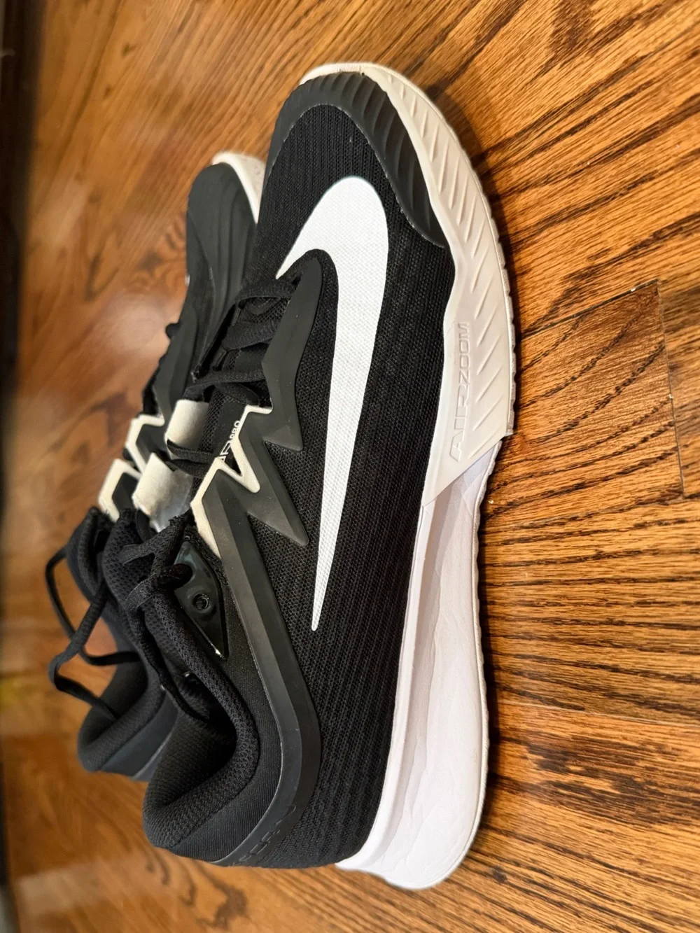 Nike Vapor Pro Men's Black/White Tennis Shoes, Size 7